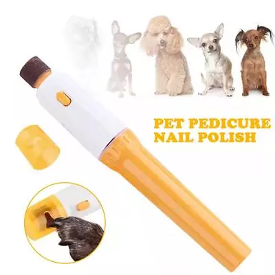 Dog Cat Electric Nail Grooming Grinder Safe Trimmer Clippers Nail File Pet Claw • £3.62