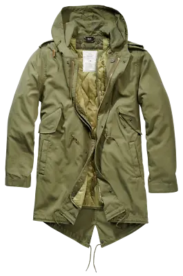 BRANDIT M-51 FISHTAIL PARKA New With Tags Olive Drab • $175