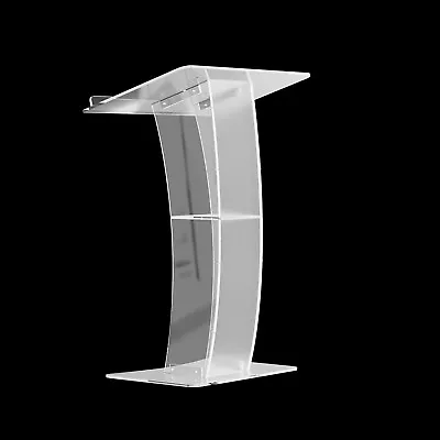 New Acrylic Podium Church Pulpit Plexiglass Lectern Debate Podium Conference • $112.10