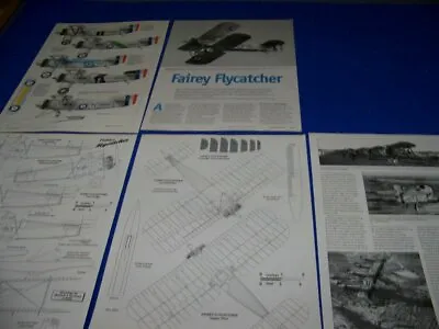 Fairey Flycatcher..4-pages Of 1:72 5-views/color Profiles (860aa) • $14.99