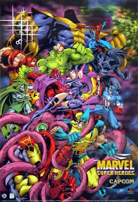Marvel Super Heroes (1996) Marvel Promo Poster Original SS Unused NM Rolled • $44.99