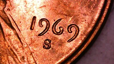 $300 • Buy 1969 S 1969s DDO Double Die Obverse Lincoln Memorial Penny  Beautiful Error Coin