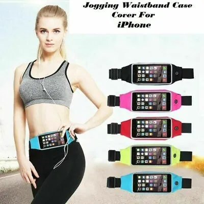 Sports Running Jogging Gym Waist Band Case Cover Holder For Apple IPhone • £4.95