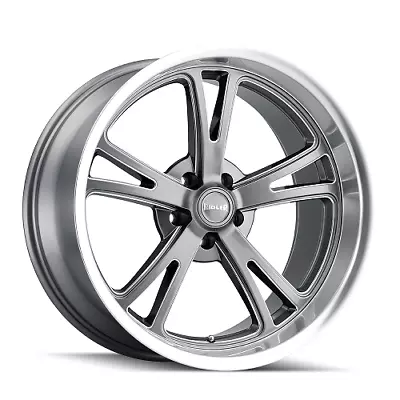20x8.5 Ridler 606 Grey W/Machined Lip Wheel 5x4.75 (0mm) • $294.99