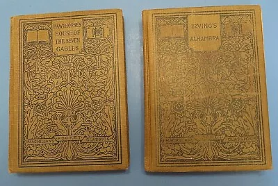 2 Macmillan Pocket Classics - HAWTHORNE House Of 7 Gables IRVING's Alhambra • $8.99