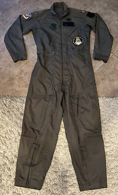Named USAF Major Pilot's Flight Suit & Patches - 1st Tactical Fighter Wing (42) • $199.99
