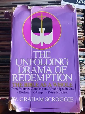 The Unfolding Drama Of Redemption Bible As A Whole Charts Maps W Graham Scrooge • $25