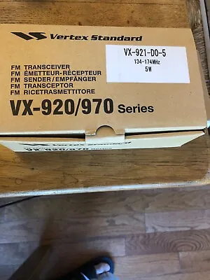 VX-921-DO-5 VHF 134-174 MHZ Vertex Standard Two Way Radio • $200