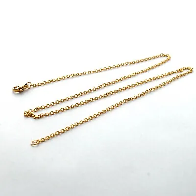 1.5mm-3mm Stainless Steel Silver Gold Black Rolo Link Chain Necklace Wholesale • $4.39