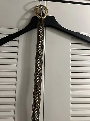 Women’s BB Simon Rhinestone Belt XL • $135