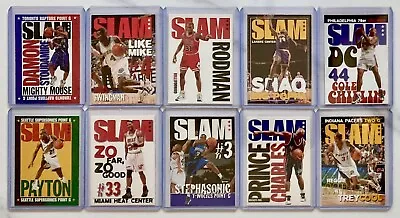 1996-97 NBA Hoops Skybox SLAM Magazine Cover 10-Card Complete Set Original OG 🔥 • $44.99