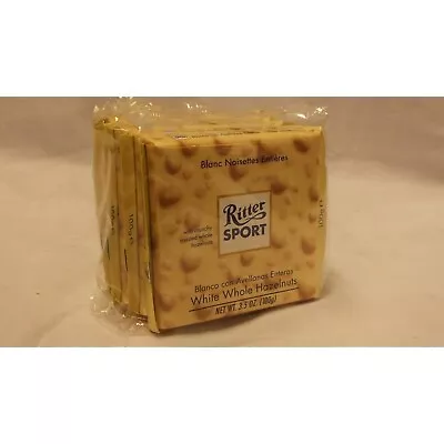 Ritter Sport White Whole Hazelnuts 100 G (Pack Of 5) • $20.94