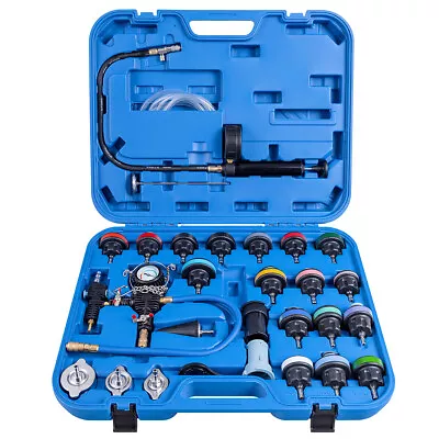 $89.99 • Buy IRONMAX 28 PCS Radiator Pressure Tester Vacuum-Type Cooling System Refill Kit