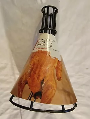 Baker's Advantage Non-stick Upright Poultry Roaster Beer Can Chicken • $19