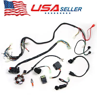 Electric Wiring Harness Wire Magneto Stator For Go Kart GY6 150cc ATV QUAD • $34.97
