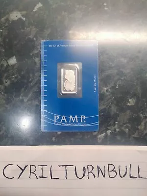 Pamp Platinum 5g Gram Bar Pure Platinum • £165