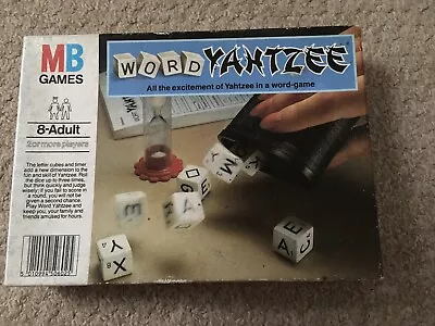 MB Games Word Yahtzee 1981 Checked Complete Unused • £8