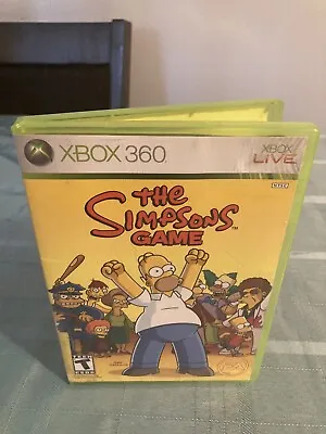 $29.99 • Buy The Simpsons Game (Xbox 360 2007) Xbox 360 Includes Disc- Case & Manual 🔥🔥
