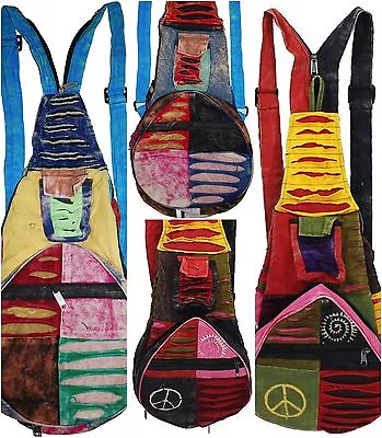 Student Vintage Style Bohemian Hobo Back Bags Assorted Colors 05 Pcs • $61.17