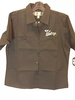 Victory Motorcycle Ladies Black Short Sleeve Pit Shirt ( Size XL) NWT • $25