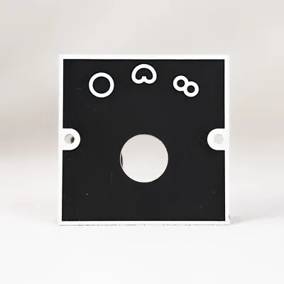 Metal Polar Pattern Label - Metal Plate For Tube Microphone PSU (3 Pattern) • $19