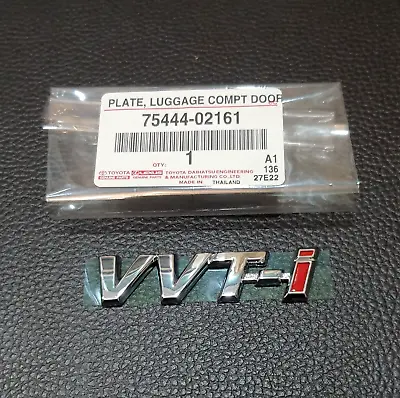 Genuine Parts Vvt-i Chrome Logo Emblem Badge For Toyoa Corolla Altis Yaris 05-18 • $11.50