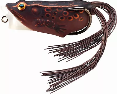 RARE Live Target (FHP55T518) Frog Topwater Popper - Brown Maroon • $16.99