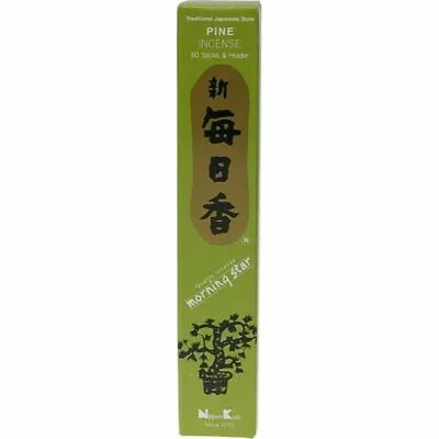 Morning Star Pine Scent Japanese Incense Sticks Box Of 50 Sticks • $7.99