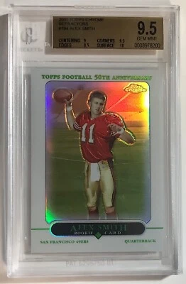 $69.99 • Buy 2005 Topps Chrome ALEX SMITH Rc #194 Refractor BGS 9.5 Gem Mint