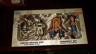 Disney D23 EXCLUSIVE Toy Story Ornaments 20th Anniversary Set! 300 Made! Woody!! • $199.99