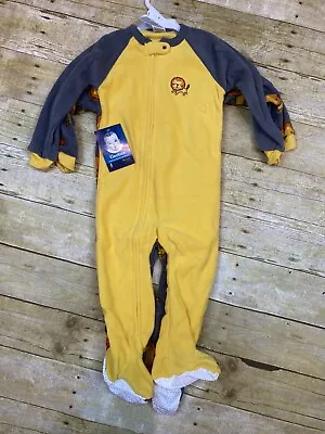 Gerber Infant 24 Month Fleece One Piece Footed Pajamas Lion Yellow New 2 Pack • $10