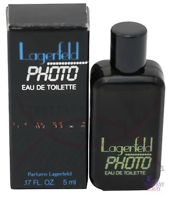 Karl Lagerfeld Photo Mini Eau De Toilette 5ml/0.16oz Splash Men New • $12.98