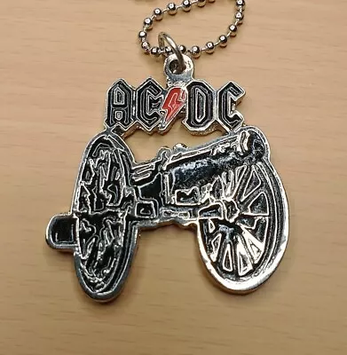 AC/DC - Pendant W/ Chain And Black Cord. New • £13.49