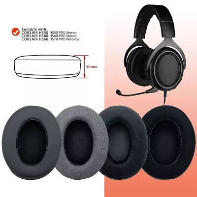 Ear Pads Cushion Earmuffs Replace For Corsair HS50 HS60 HS70 Pro Gaming Headset • $20.99