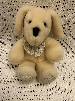 Laura Ashley Mother & Child Stuffed Animal 1980’s Vintage Dog 8” Fabric Eyes EUC • $10