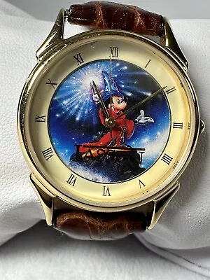 Disney MICKEY MOUSE Sorcerer FANTASIA LASSEN Watch By CHRISTIAN RIESE • $99