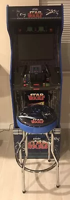 Arcade1Up Star Wars Atari Home Video Arcade Machine With Riser And Barstool Used • $499.89