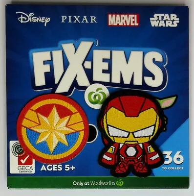 Woolworths Fix-ems Fabric Stickers Patch Badge Woolies Fixems Fixem • $3.88