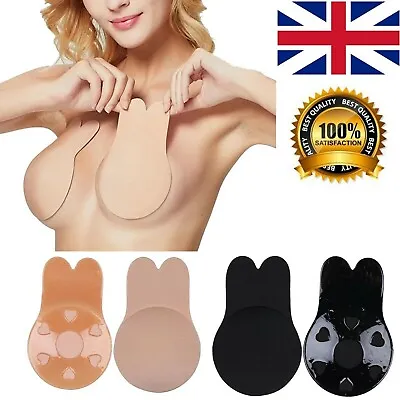 £5.75 • Buy Women Bra Strapless Backless Silicone Stick On Push Up Invisible Adhesive Bra