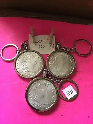 Set 3 Lot Keychains 1795-1796-1797 Copies Junk Drawer Estate Find Read Bulk • $20