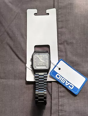 Casio Vintage Stainless Steel Watch AQ-230 • $100