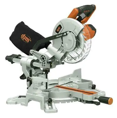 DJM 8  Compound Sliding Mitre Saw With Laser Single Bevel 210mm 230V 1500W • £99.95