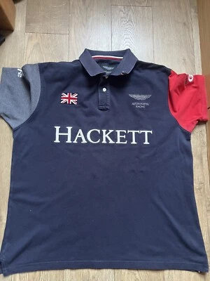 £34.99 • Buy Hackett Aston Martin Polo Shirt Size Xxl Mens