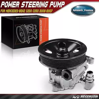 Power Steering Pump For Mercedes-Benz W203 C209 C230 C280 C350 CLK350 W/ ZF Pump • $89.99