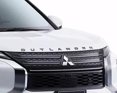 $159.95 • Buy New Genuine Mitsubishi Outlander Bonnet Badge Decal ZM 2022 - BLACK