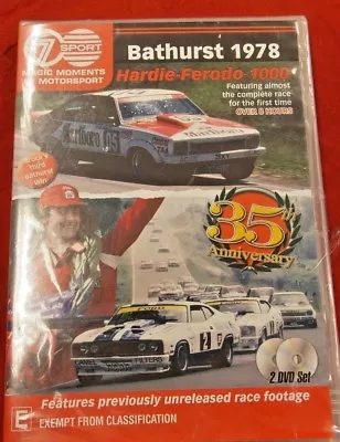 NEW Magic Moments Of Motorsport: Bathurst 1978 35TH ANNIVERSARY 2-DVD SET • $17.48