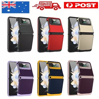 $14.99 • Buy For Samsung Galaxy Z Flip 3 4 5G Hard Case Hinge Armor Shockproof Phone Cover AU