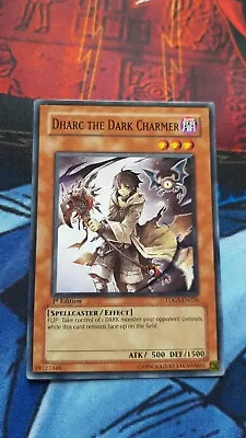 YUGIOH Dharc The Dark Charmer TDGS-EN026 1ST ED • £3.90