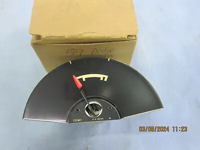 NOS 1959 Dodge Coronet Custom Royal Lancer TEMPERATURE GAUGE  MoPar 1887190 • $125