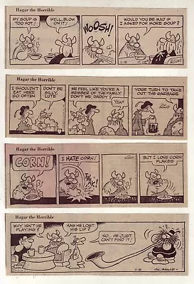 Hagar The Horrible By Dik Browne - 14 Daily Comic Strips From November 1978 • $3.95